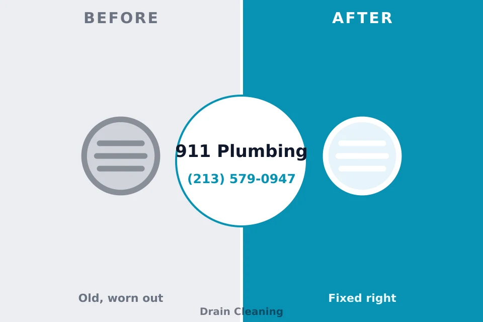 Before and after: plumbing company Phoenix, IL